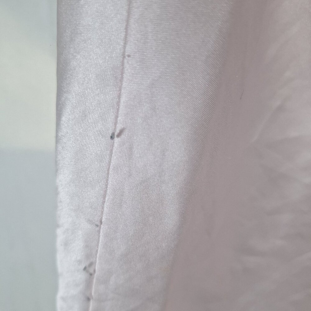 Vintage Etienne pink satin lace slip size medium - Picture 4 of 7